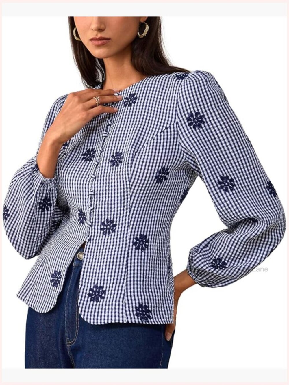 Long Sleeve Blouse, Casual Shirt Top for Daily Work & Vacation